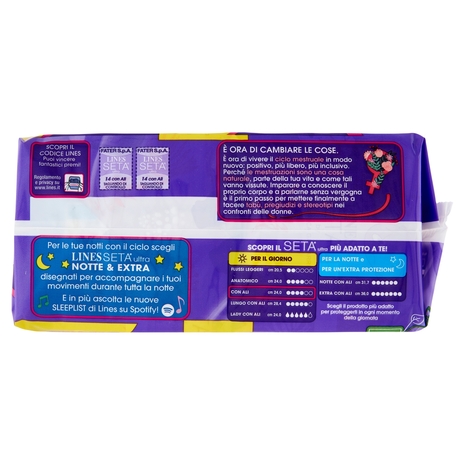 Lines Seta ultra con ali 28 pz